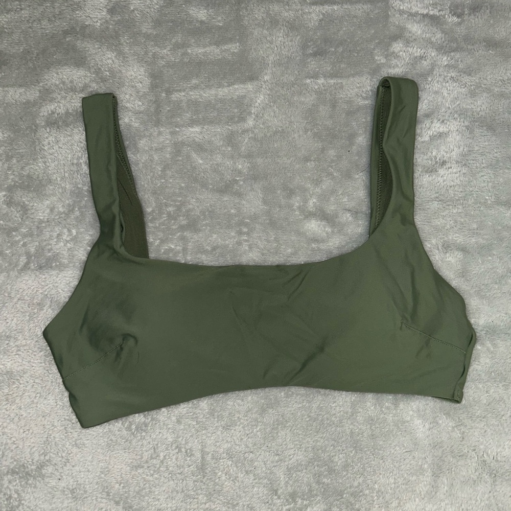 Aerie Green Seamless Bikini Top